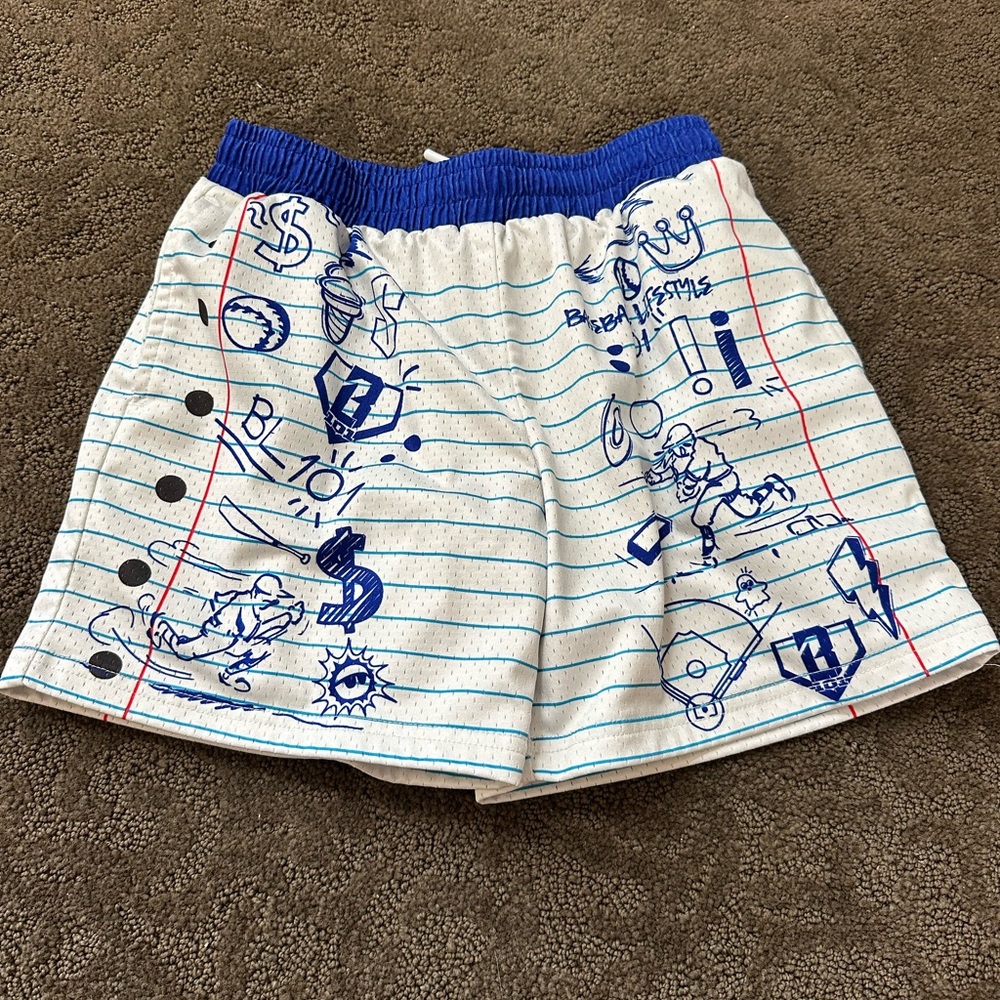 Baseball Lifestyle 101 Doodle Shorts YM BL101